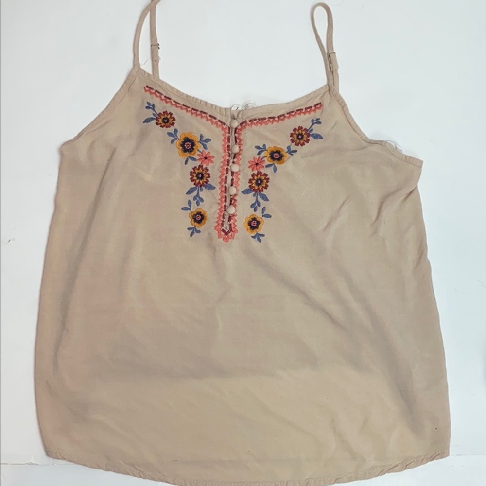 mine floral shirt tank top